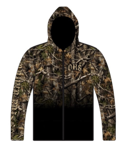 Camo Windbreaker